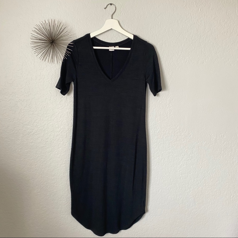 Gap T-Shirt Dress Black XS